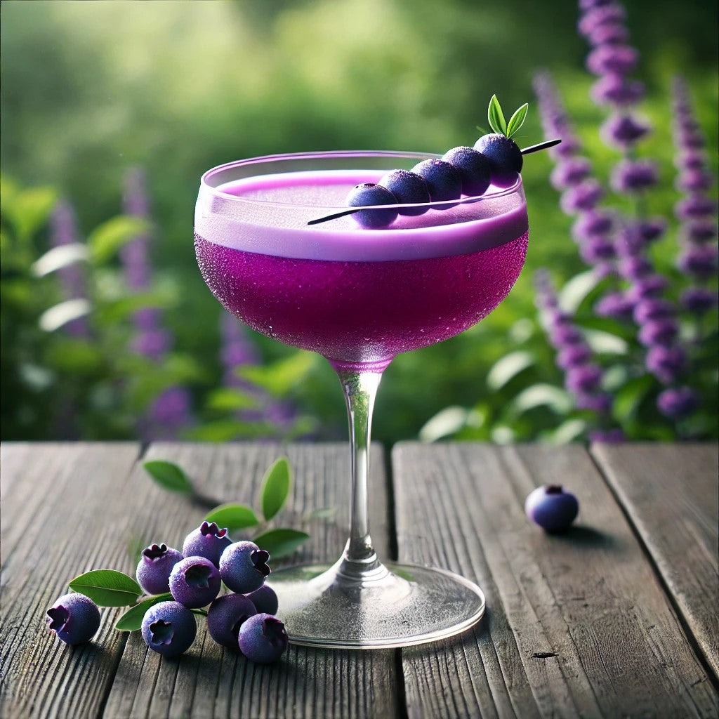 Huckleberry Whiskey Sour