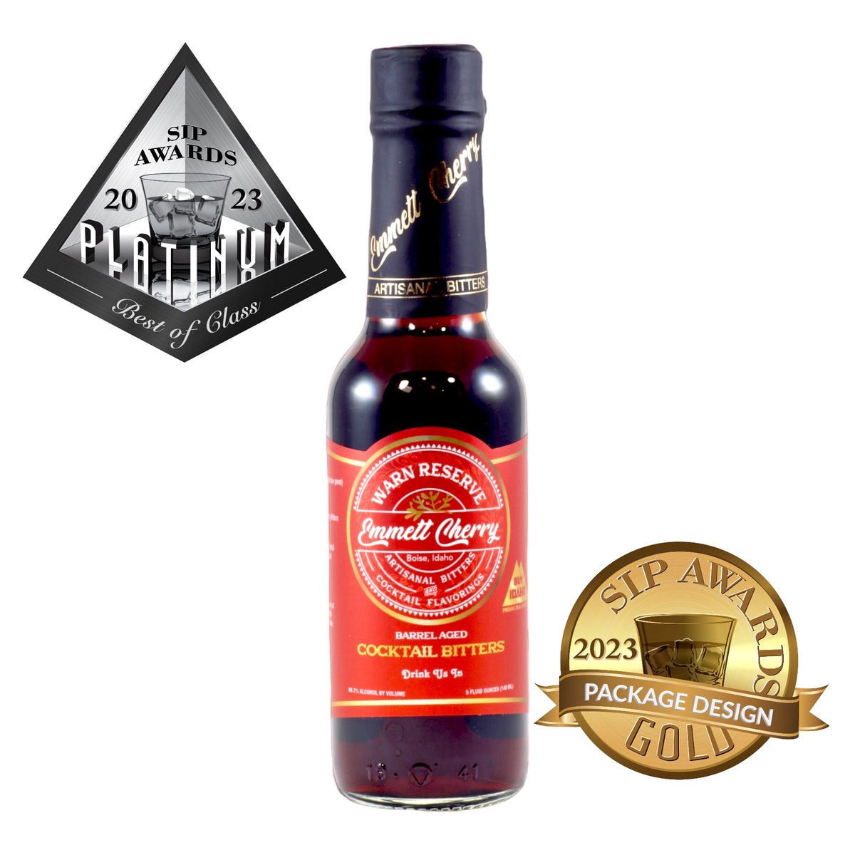 5 fl. oz. Barrel-aged Emmett Cherry Bitters ***AWARD WINNER