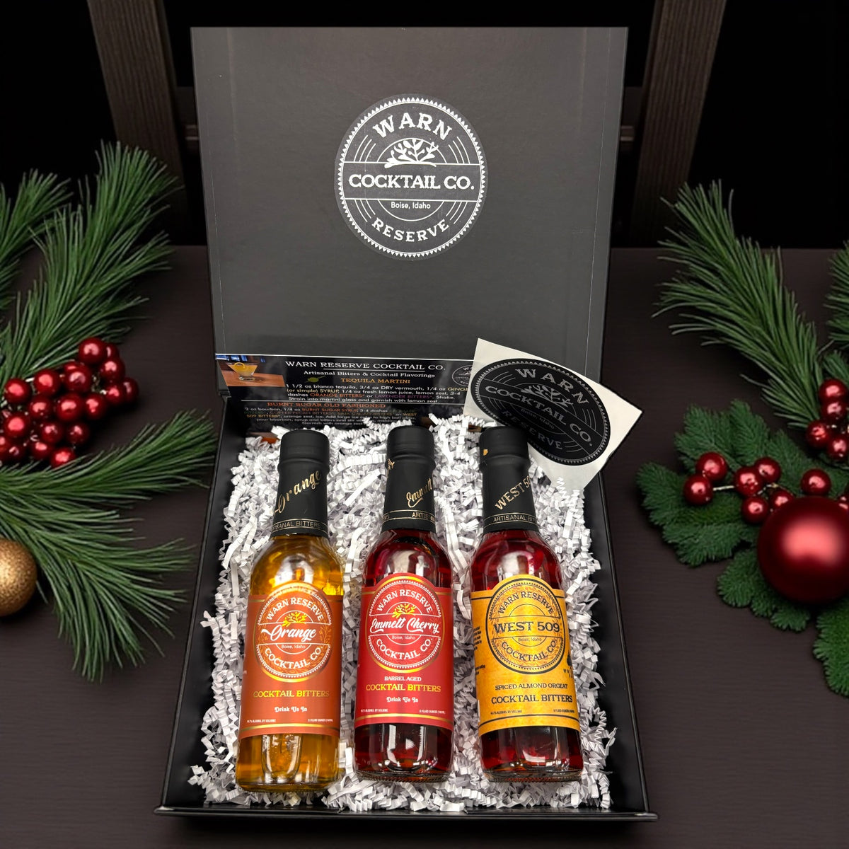 Premium Bitters Christmas Gift Set 2025– Warn Reserve Cocktail Co.