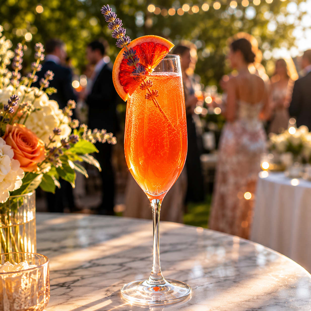 Blood Orange Lavender Spritz