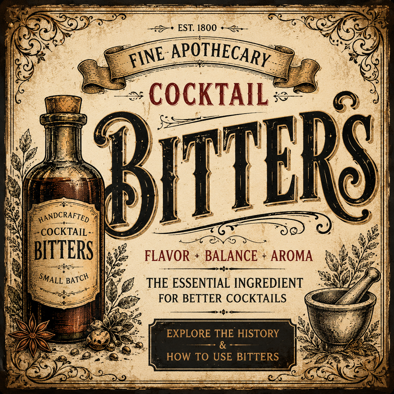 The History of Cocktail Bitters: What They Are, How to Use Them, and Why Every Home Bar Needs Them