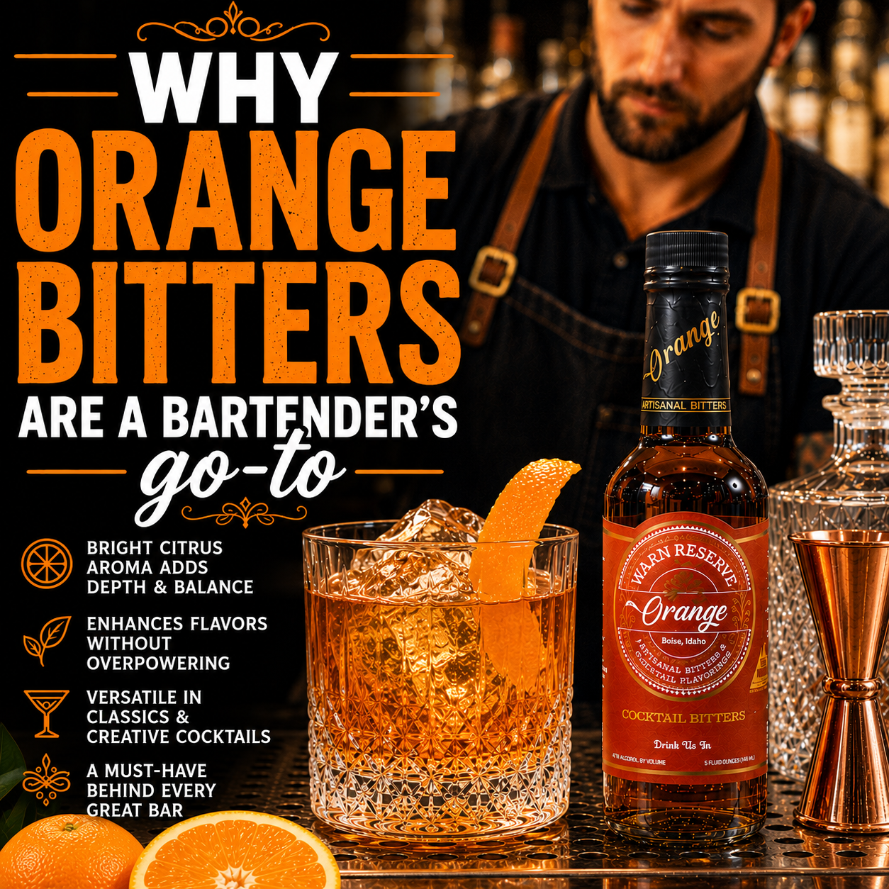 Why Orange Bitters Are a Bartender’s Go-To