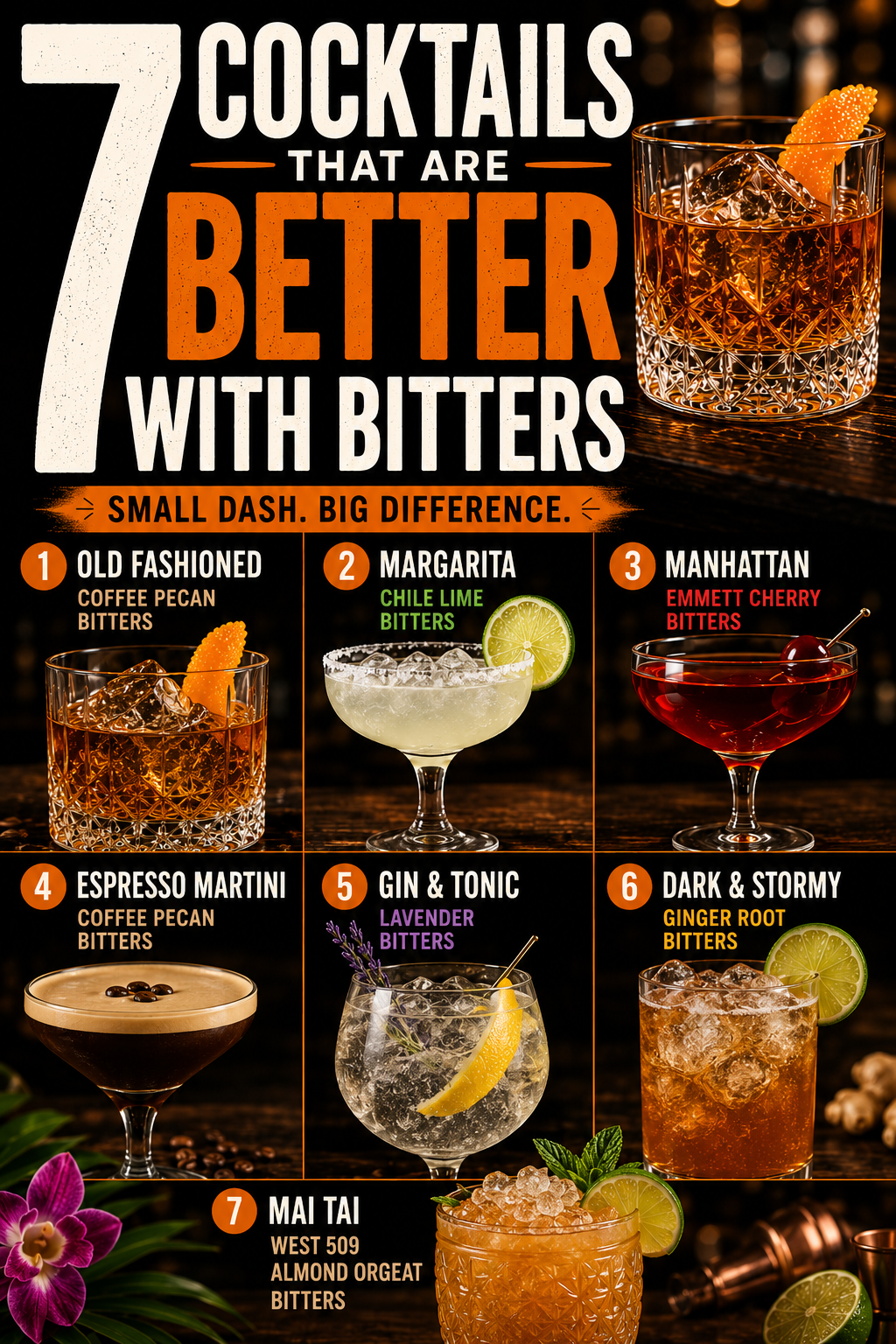 7 Cocktails That Are Better With Bitters