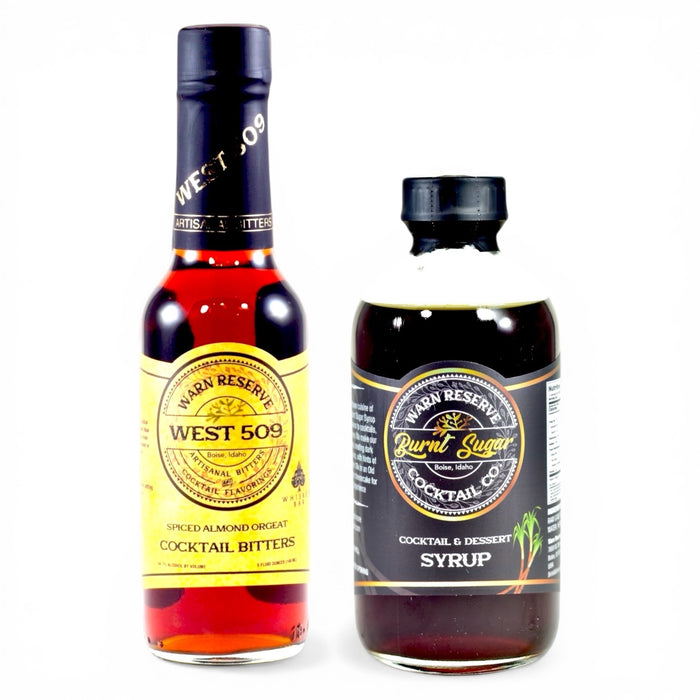 Old Fashioned Mixer Set | Burnt Sugar Old Fashioned | Cocktail Syrup & Bitters