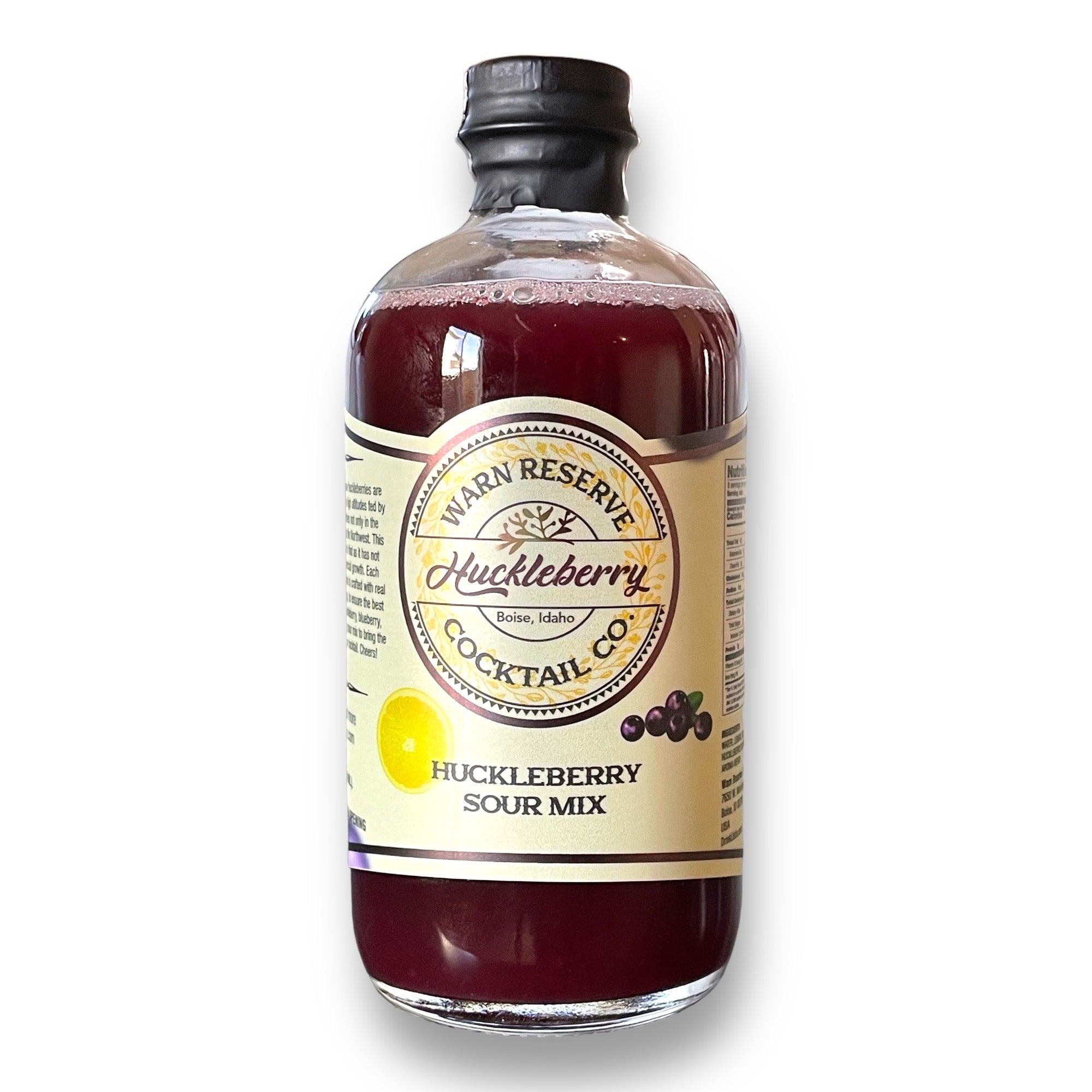 Huckleberry Sour Mix - 8 fl. oz. (3-PACK)– Warn Reserve Cocktail Co.